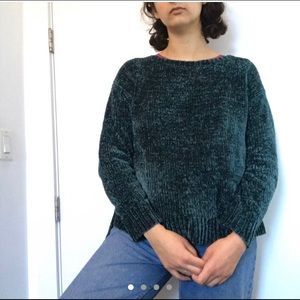 jones new york teal sweater